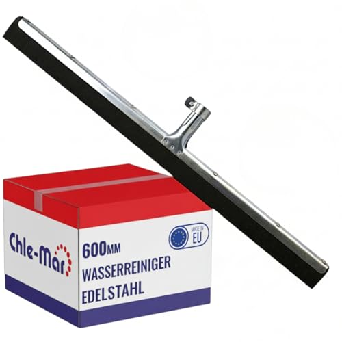 Chle-Mar Wasserschieber Bodenabzieher 60 cm, aus Edelstahl mit...