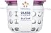 Lifefactory 2 Cup BPA-Free Glass Food Storage and Bakeware with Protective Silicone Sleeve and Lid, Optic White and Huckleberry