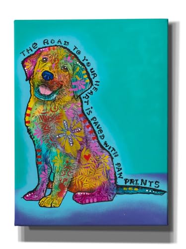 Epic Graffiti 'Road To Your Heart' by Dean Russo Canvas Wall Art, 12" x 16"