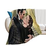 LPUDYSOG Posters for Room Aesthetic Gone with The Wind Modern Art Bed Flannel Blanket Cozy Plush Lightweight Fleece Throw Blankets All Seasons for Sofa Couch 40'x50'
