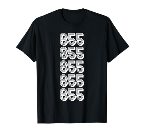 Código de área 855 Camden NJ Camiseta