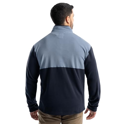 Image of ATG Men's Color Block Micro Fleece Mock Neck Jacket