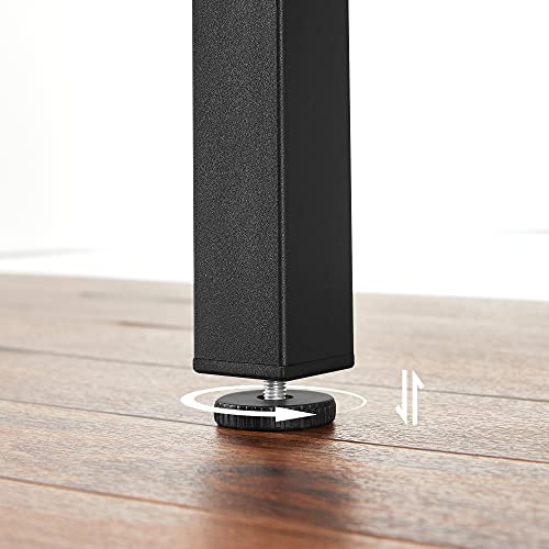 VASAGLE Folding Dining Table, Drop Leaf Extendable, for Small Spaces, Seats 2-4 People, Industrial, 78 x 120 x 76.2 cm, Rustic Brown and Ink Black KDT077B01 - Image 8