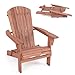 COSTWAY Adirondack Stuhl klappbar, Adirondack Chair aus Holz,...