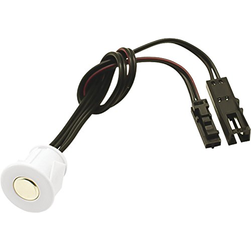 Furnika 10.05.06/W Touch Dimmer TD01 12 V/DC chrom, ideal für Led-Bänder, Lampen, Aussen und Innen- Leuchten, Unterbauleuchten, Weiß Cover