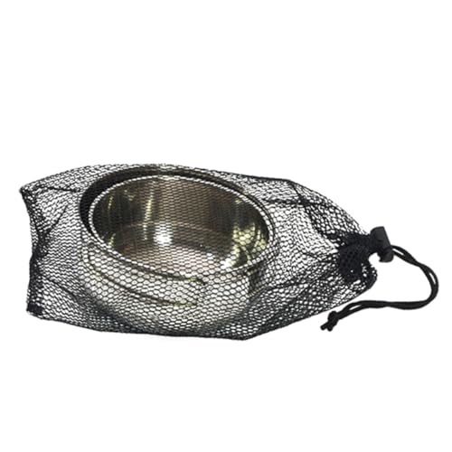 Abaodam Folding Bowls Set 304 Stainless Steel Camping Hiking Tableware Compact Mini Cutlery Easy Wash Picnic Bowl