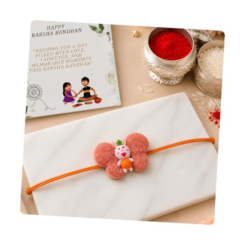 Image of I Jewels Soft Cartoon Character Kids Rakhi With Roli Chawal & Rakshabandhan Card for Bro /Brother /Bhai