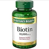 Nature's Bounty Biotin 10,000 mcg, 250 Rapid Release Softgels