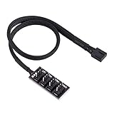 Expanda la interfaz de 3 pines / 4 pines del ventilador de 4 bits para solucionar la falta de interfaz de la placa base y manejar centralmente los cables del ventilador.