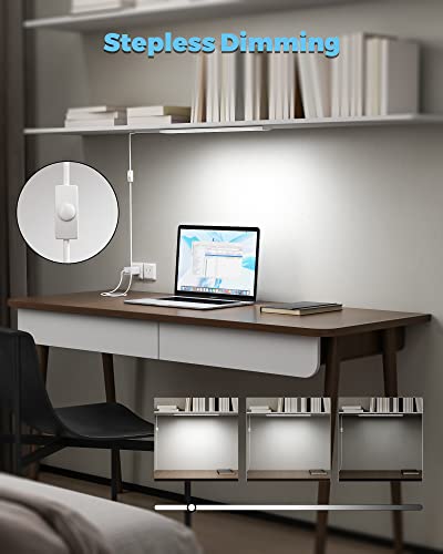 Image of ASOKO 16Inch Under Cabinet LED Workbench Light Plug in Dimmable 6000K