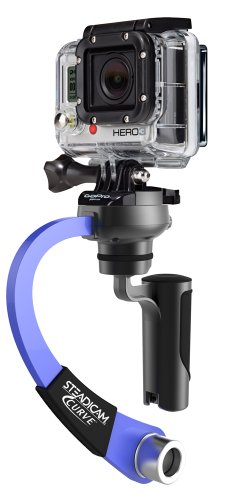 Image of Steadicam Curve-BK Handheld Video Stabilizer and Grip for GoPro Hero Cameras 3, 4 Black & Hero 5 (Blue)