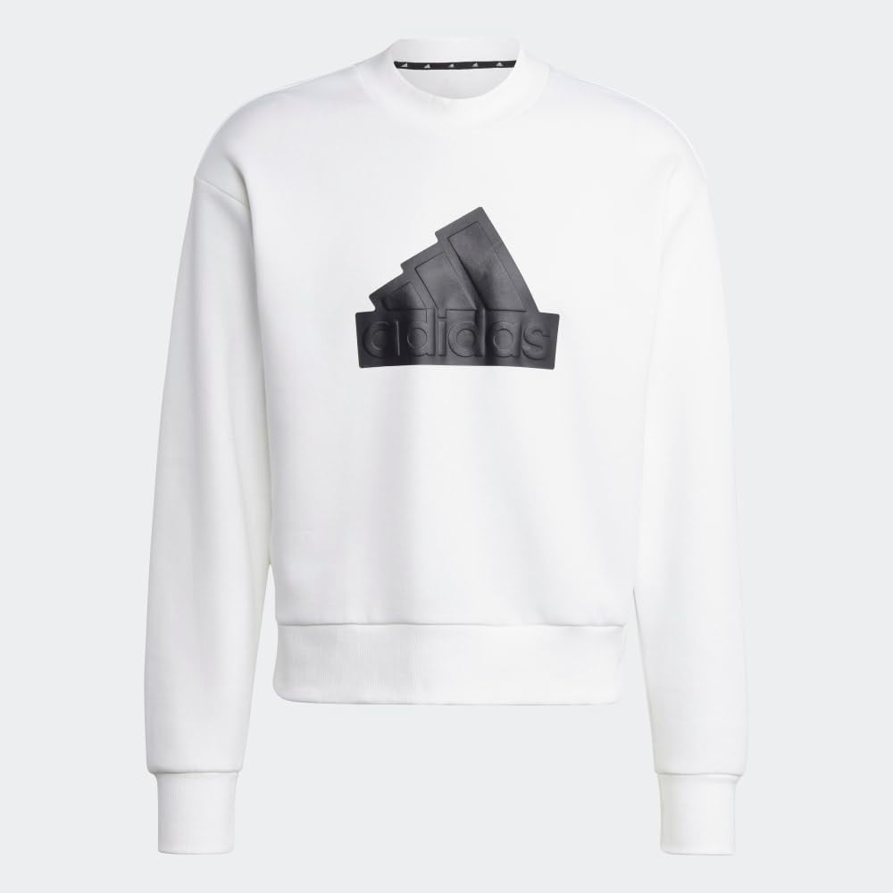 adidas mens Future Icon Badge of Sport Crewneck
