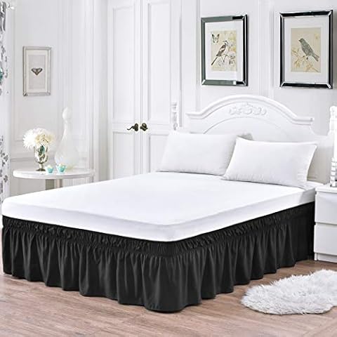 Queen/King Wrap Around Bed Skirts Cover