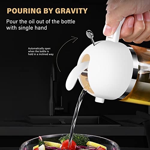 Pulverizadores de aceite Uten de 500 ml para cocina, ensalada y freidora 6
