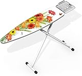  Table à Repasser Pliable, Ménage Hôtel Grand Allonger Planche à Repasser Hauteur Réglable Blanchisserie Fer électrique Étagère, 1302591CM (Color : B)