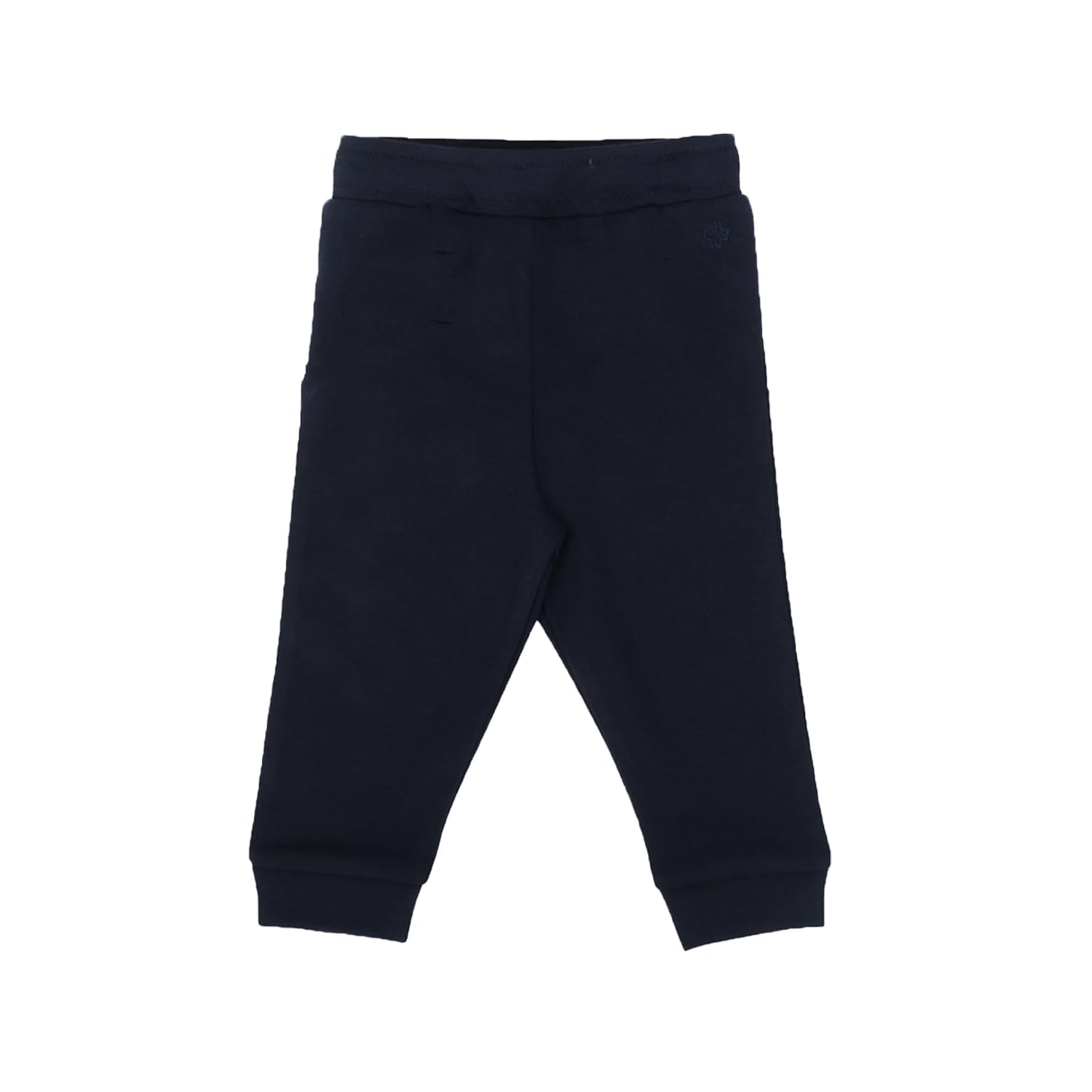 My Milestones Casual Cotton Joggers for Kids/Baby Boys - Pack of 2 (White/Navy Blue)(0 to 3 Months) 1