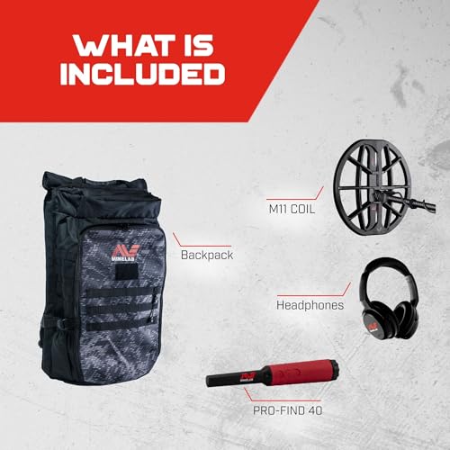 Image of MINELAB Manticore Bundle, Includes Metal Detector, PRO-FIND 40 Pinpointer, and Backpack