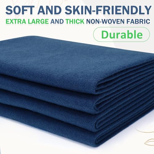 Image of XSEINO Navy Large Felt Fabric 36 inch X 36 inch(1 Square Yard), 1.4 mm Thick Soft Felt Fabric Sheet for Crafts, Blue Series Colors Soft Nonwoven Fabric, Fit for Decoration, Sewing, DIY Crafts