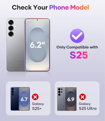 Image of REALCASE for Samsung Galaxy S25 5G | Magnetic Clear Case | Durable, Scratch-Resistant | Slim Transparent Compatible with MagSafe | Protective TPU Bumper Back Cover for Galaxy S25 5G