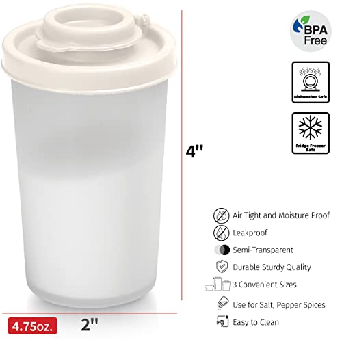 Image of Signoraware BPA Free Plastic Big Spice Shaker (140mlx2 | White)