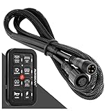 Auxbeam Switch Panel Extension Wire, 3.94FT 4Pin Wiring Harness Extension for 6/8 Gang Switch Panel BA80,BB80,RA60,RA80,RB80,AS-400,AS-600,AS-800,AR-600/800/820,RA80XL,RB80XL,RB120,RC-800,AC800/1200