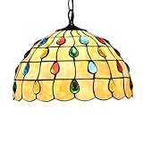 3. Abat-jour fait main, éclairage coloré, romantique et doux, abat-jour en vitrail et base en métal, adapté aux lampes de chevet, appliques murales, lampes miroir