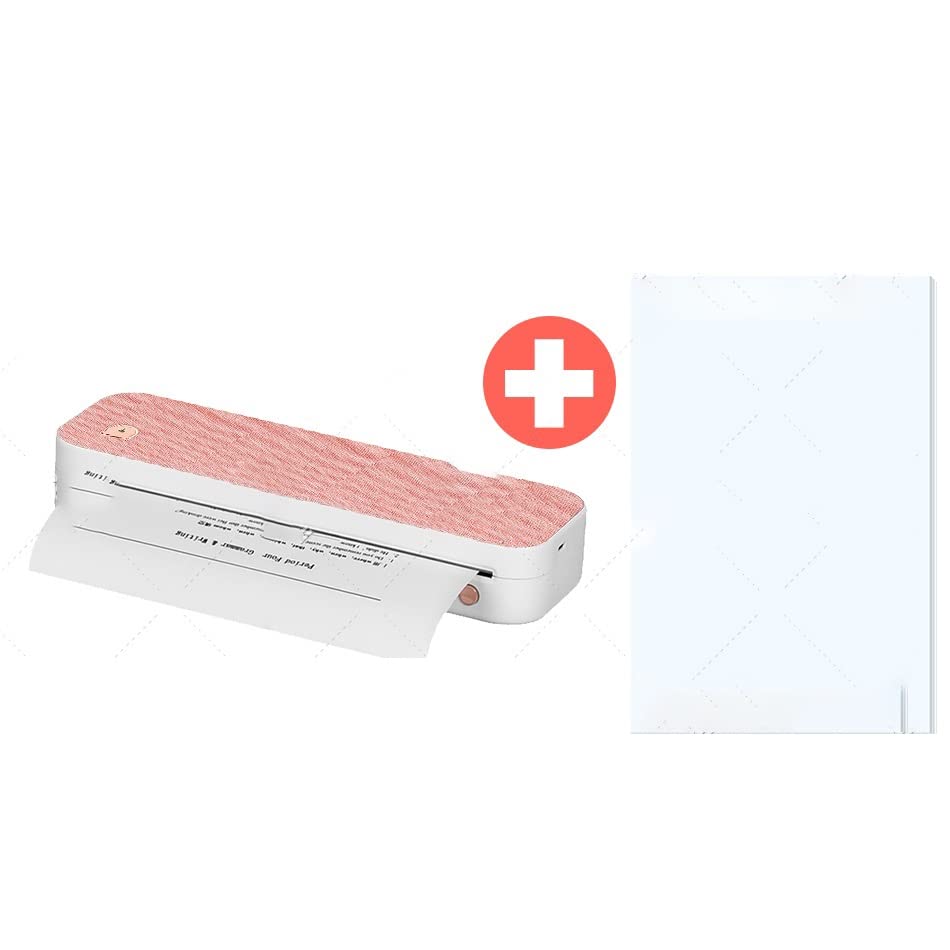 Image of Printer Machine Wireless Portable Thermal Paper for Travel Business Office Work Homework(Pk add Fold 10Year)