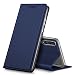 Produktbild Conie EF11112 Electroplated Flip Case Kompatibel mit Huawei P20 Pro, PU Leder Hülle Flip Wallet Cover Kartenfächer Standfunktion Magnetisch für P20 Pro Etui Dunkelblau