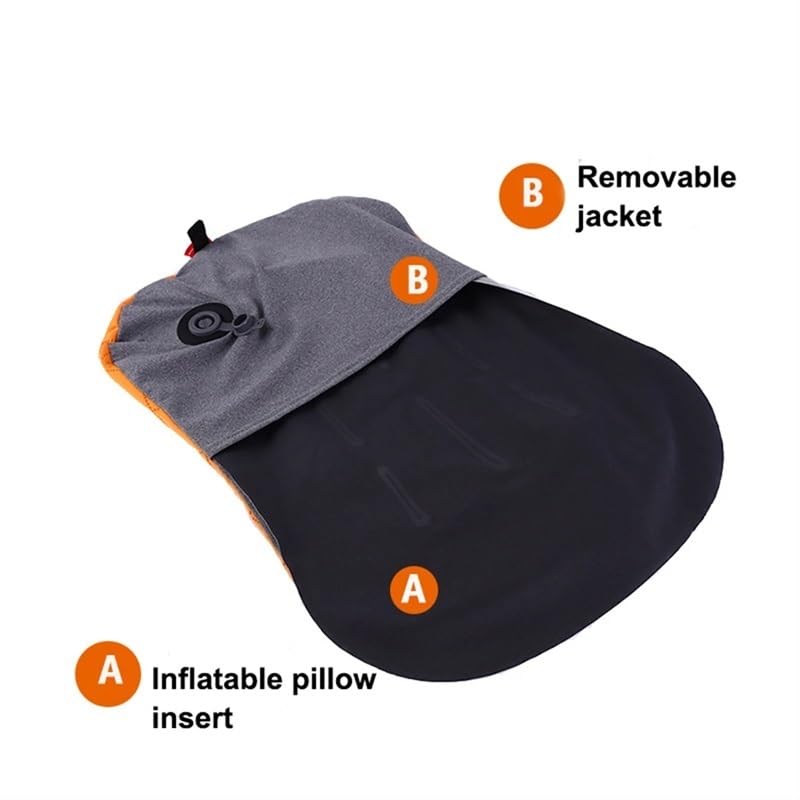 Oreiller de camping gonflable ultraléger for adulte, oreiller gonflable de, oreiller gonflable compact for dormir, coussin d'oreiller de de camping gonflable doux, coussin d'oreiller compressible ultr