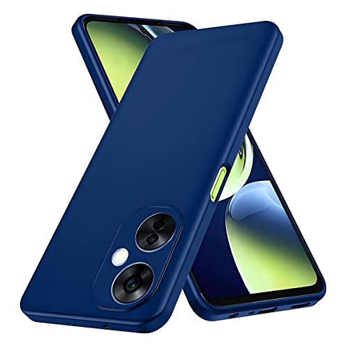Image of LIRAMARK Liquid Silicone Soft Back Cover Case for OnePlus Nord CE 3 Lite 5G / 1+Nord CE 3 Lite 5G (Midnight Blue)