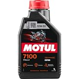 Motul 7100 4T 10W-50 Full Synthetic Motorcycle Oil, Ester...