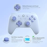 8Bitdo Ultimate 2C Bluetooth-Controller für Switch 2, Switch/OLED/Lite, Hall-Effekt-Joysticks, nichtlineare digitale Trigger, neu belegbare L4/R4-Stoßfänger, 6-Achsen-Bewegung, Rumpelvibration (Blau) – Ansicht 2