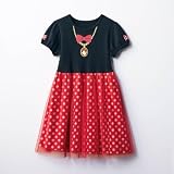 [ベルメゾン] ディズニー ワンピース ガールズ 半袖 キャラクターモチーフ キッズ ワンピース・チュニック ミニーマウス 110
