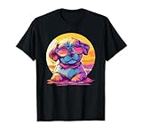 Photo Gallery occhiali da sole cool puppy retro sunset maglietta Photo Gallery occhiali da sole cool puppy retro sunset maglietta