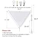 haultop Corner Light with Switch, Ceiling Corner Lights for Living Room, Plug in Ceiling Light for Dark Area, Lamp for Bedroom, Kids Room, Triangle Shape
