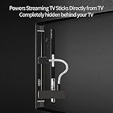 Aiprily 90 Degree Cable for Fire Stick, USB Power Cord for Streaming TV Sticks from TV's USB Port - Image 4