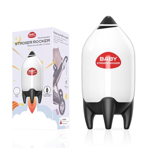 Image of Baby Rocker Stroller Rocker Device-Upgraded, Rechargeable and Weatherproof, Rocks Any Stroller, Carriage, Pushchair or Buggy.Gently Rocks Your Baby to Sleep.
