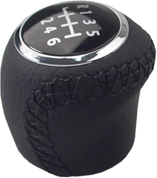 Manual Gear Shift Knob Gear Shifter Lever Head 6-Speed Manual Transmission Handle Stick Replacement for Fiat Grande Punto 2006-2012 for Linea 2007-2015six Speed