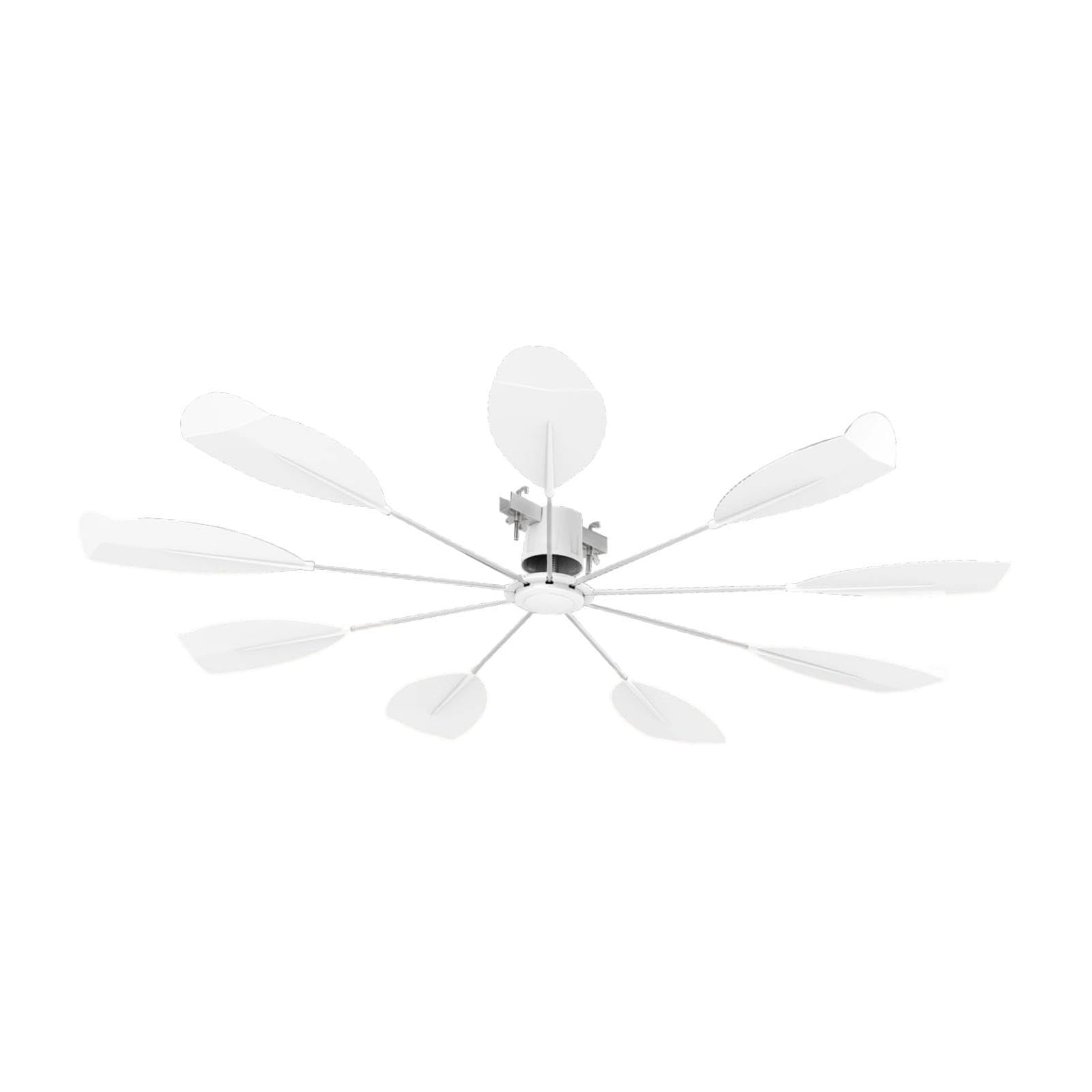 Deflettore di Ventilazione a Soffitto per Sistemi di Climatizzazione Centralizzati, Accessori per La Climatizzazione, Ventilatore Direzionale Riutiliz, Lama bianca a 9 punte