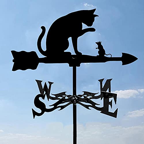 Figurines de girouette de toit pour extérieur et patio de jardin