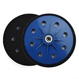 17,8 cm Schleifunterlage mit 8 Löchern für Druckluftschleifer, 180 mm Polierscheibenhalter mit 6 mm Gewinde und System für Möbel, Autoreparatur, Blechindustrie, Wandschleifwerkzeug