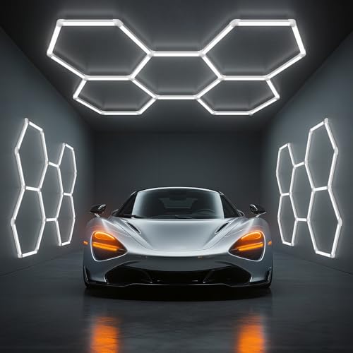 X-Litall Hexagon Garage Led Lights - Hexagon LED Lights
