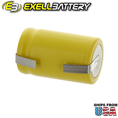Exell 2/3A Size 1.2V 700Mah Nicd Rechargeable Battery With Tabs For Meters, Radios, Hybrid Automobiles, High Power Static Applications (Telecoms, Ups And Smart Grid), Radio Controlled Devices #TOP2