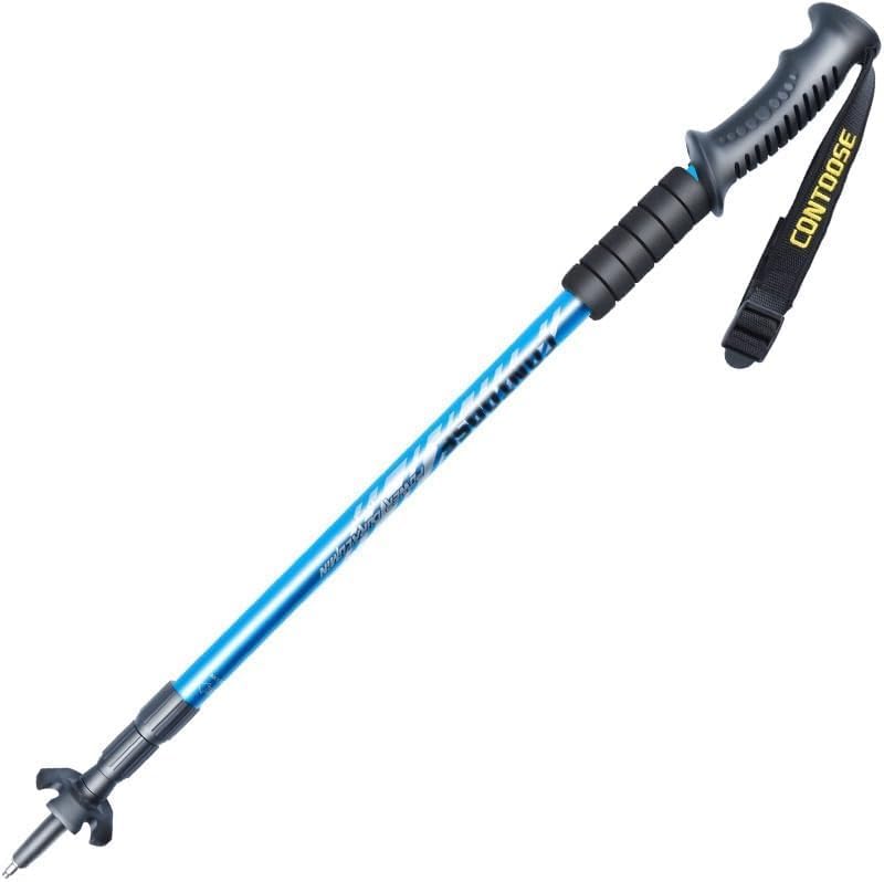 Bastones de trekking, bastones plegables ultraligeros para senderismo, camping, montañismo y mochileros, duraderos y ajustables para aventuras al aire libre