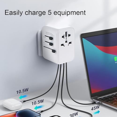 Chargeur mural USB de Type C et adaptateur intelligent de voyage secteur compact
