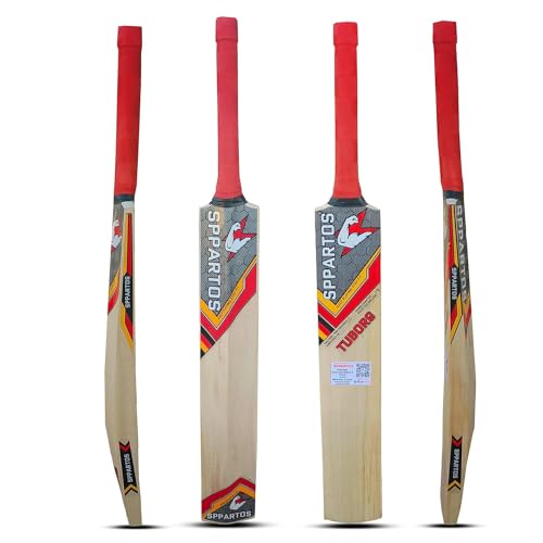 Image of SPPARTOS Tuborg Youth Size 4 Kashmir Willow Cricket Bat | Lightweight Design for Enhanced Performance | Suitable for All Skill Levels
