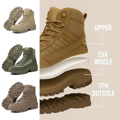 Urbantrek Boots Terrain Boots Clock in with Grip for Men Working & Hiking Shoes Outdoor3