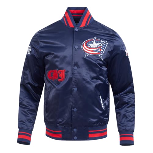 Image of Pro Standard Mens NHL Old English Satin Jacket
