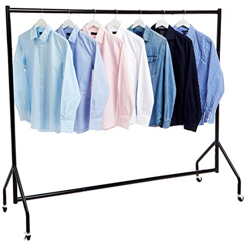 Amazon Basics Heavy Duty Clothes Rail Garment Rail, 1.82 x 1.52 m by Amazon Basics - Image 2