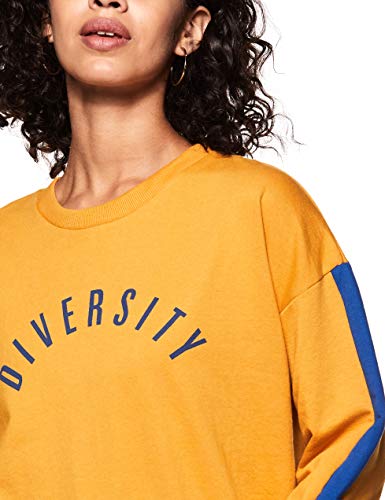 Image of Amazon Brand - Symbol Women Cotton Blend Round Neck Sweatshirt